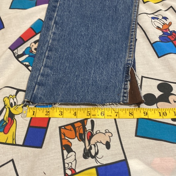 Custom 1/1 505 Levi’s “Metal Double Knee Flare” Jeans - Picture 15 of 15